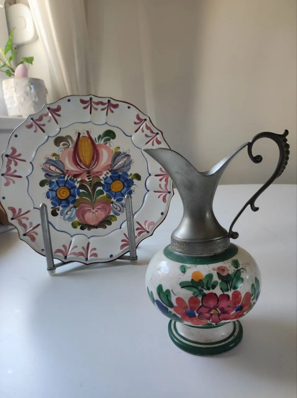Винтажные немецкие пивные кружки и декоративные тарелки 3