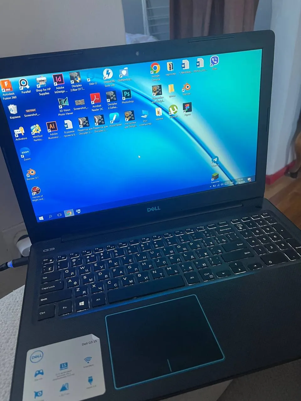 Игровой ноутбук Dell G3 i7 GTX 1050 Ti Звездара 1