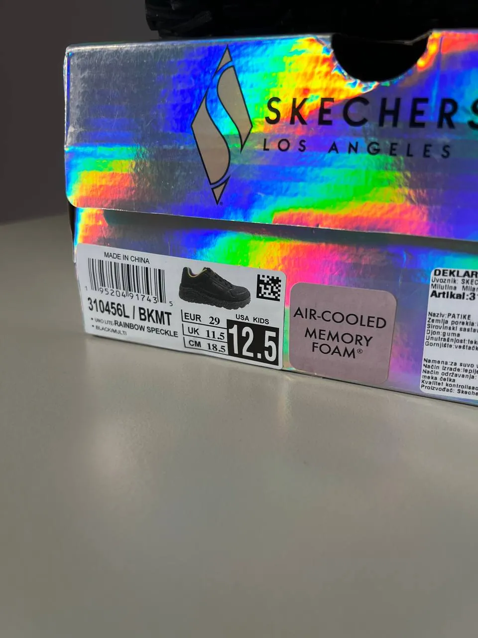 Детская обувь Skechers для девочки размеры 28-29 2