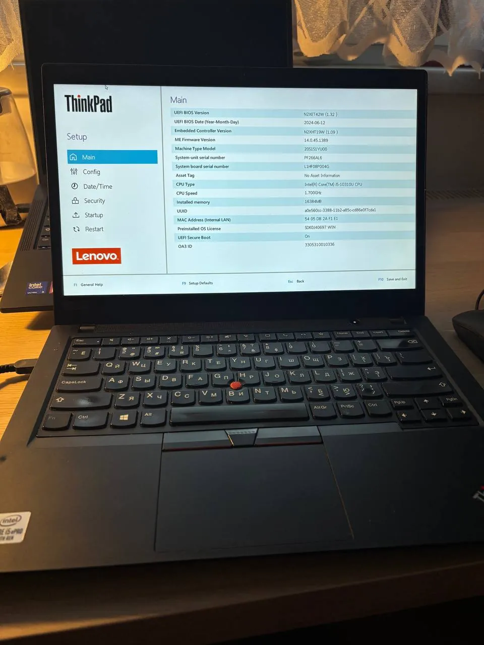 Ноутбук Lenovo ThinkPad T14 i5 16 ГБ SSD 512 1
