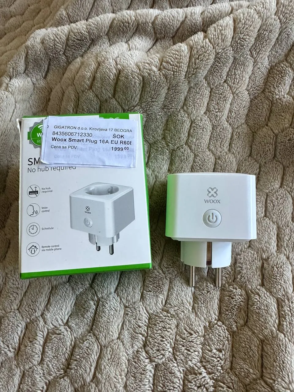 Умная розетка Woox Smart Plug Нови Белград 1