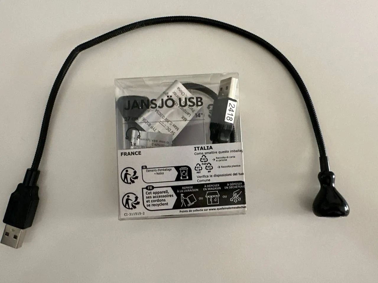 USB-лампа IKEA JANSJO новая Врачар 1