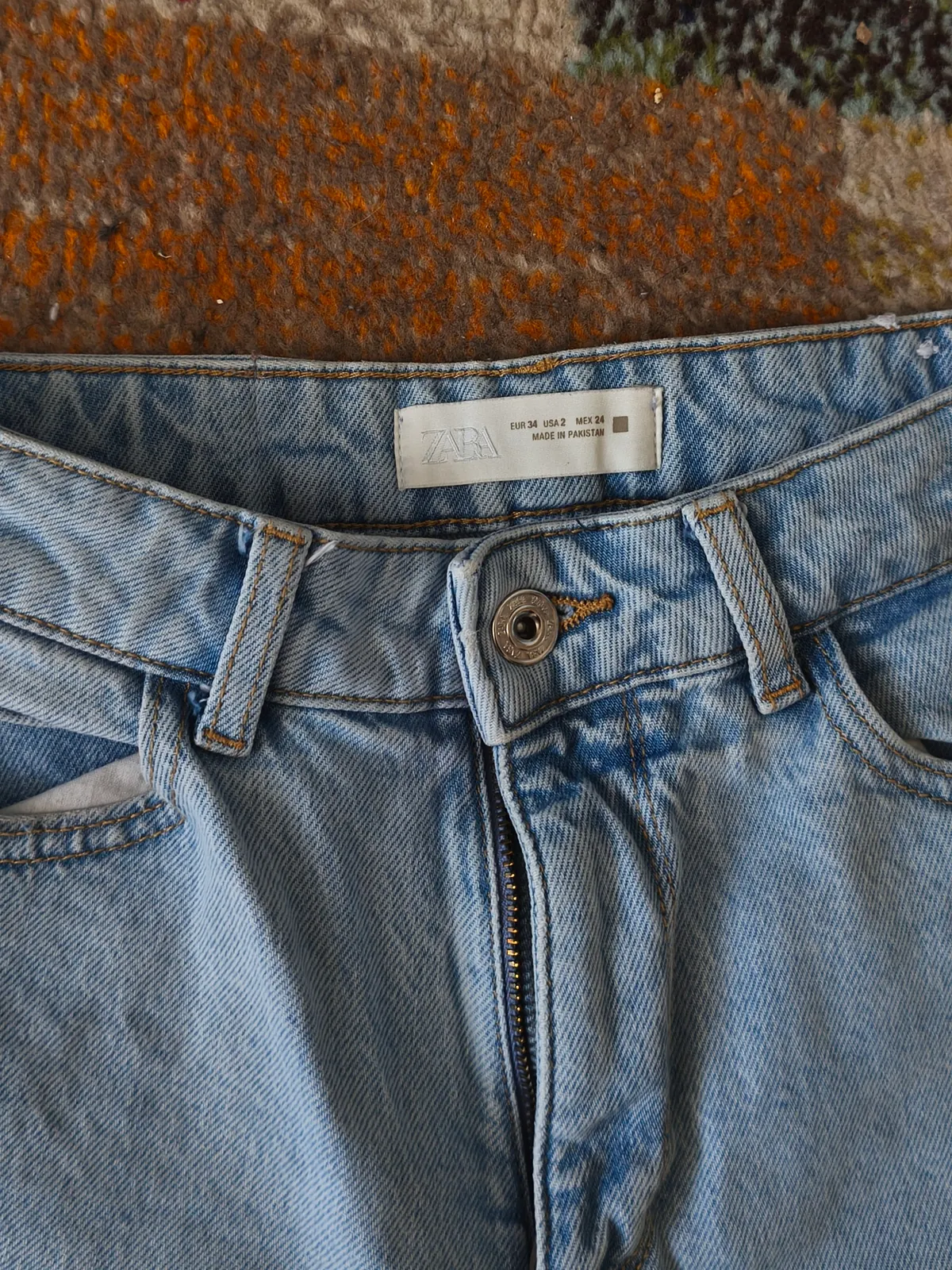 Джинсы Zara и Ostin практически новые размер 34 1