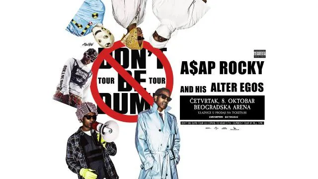 Два билета на концерт A$AP Rocky в Белграде 1