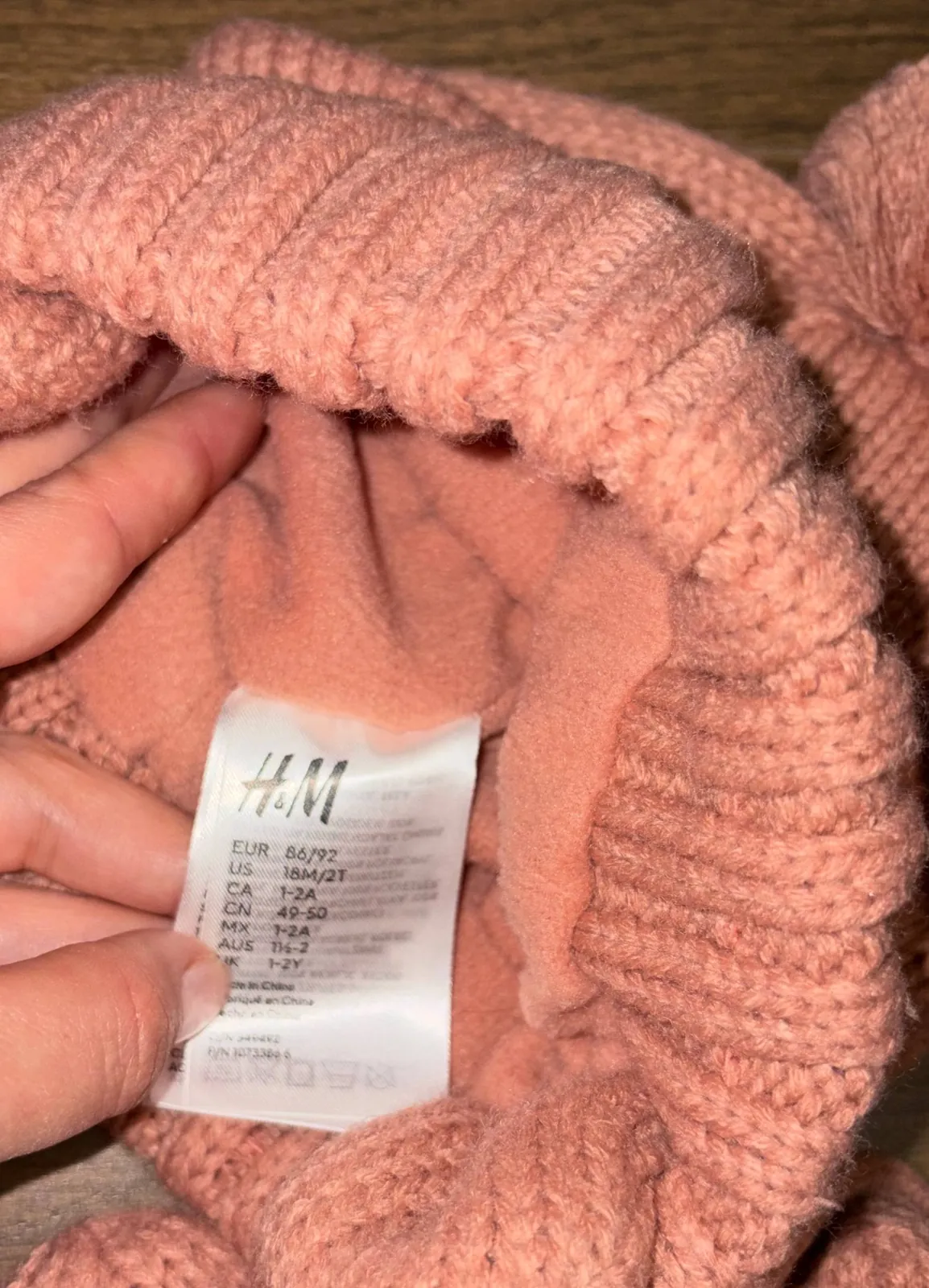Детские шапки H&M и WB на холодную погоду 2