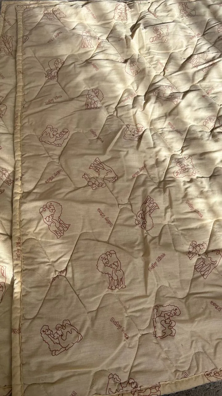 Детское одеяло 100% верблюжья шерсть 100×137 см 3