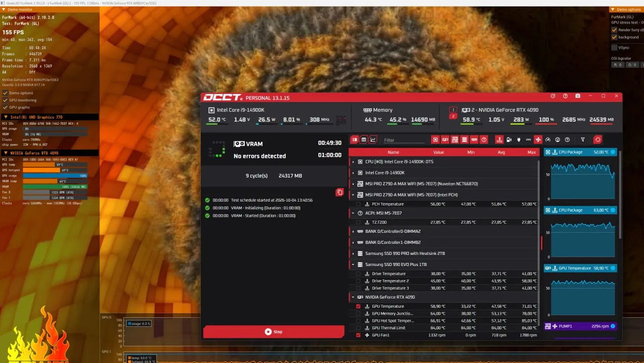 Игровой ПК i9-14900K с RTX 4090 24 ГБ, Врачар 5