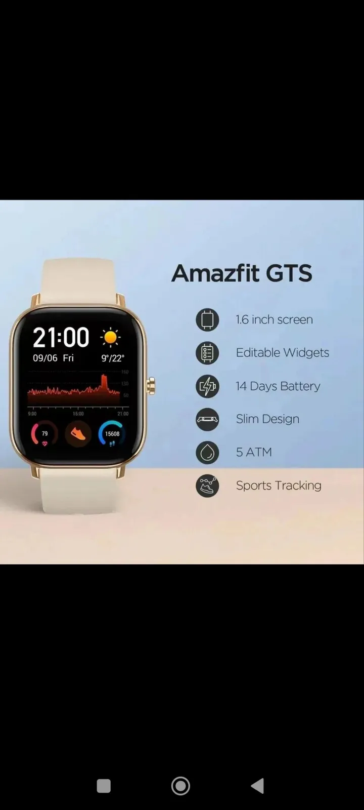 Смарт-часы Amazfit GTS с GPS Белград 2