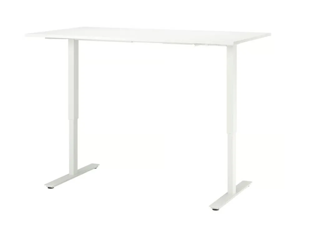 Регулируемый стол IKEA TROTTEN белый 160×80 2