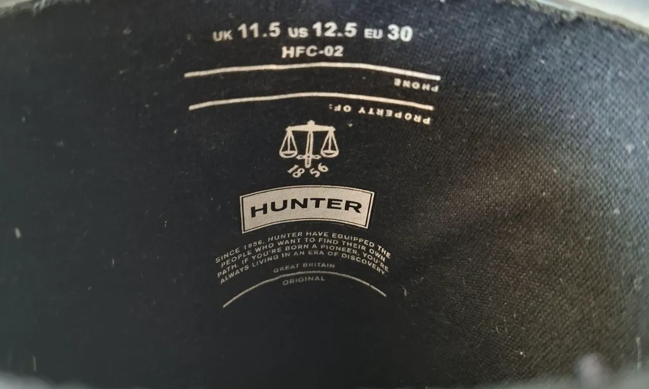 Детские резиновые сапоги Hunter 30 размер 2