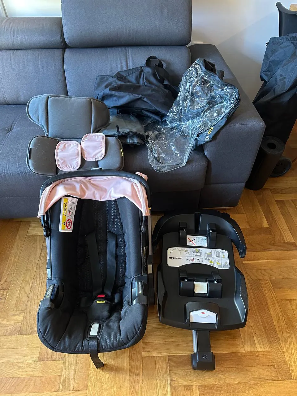 Автолюлька Doona E+ ISOFIX и палатка IKEA 2