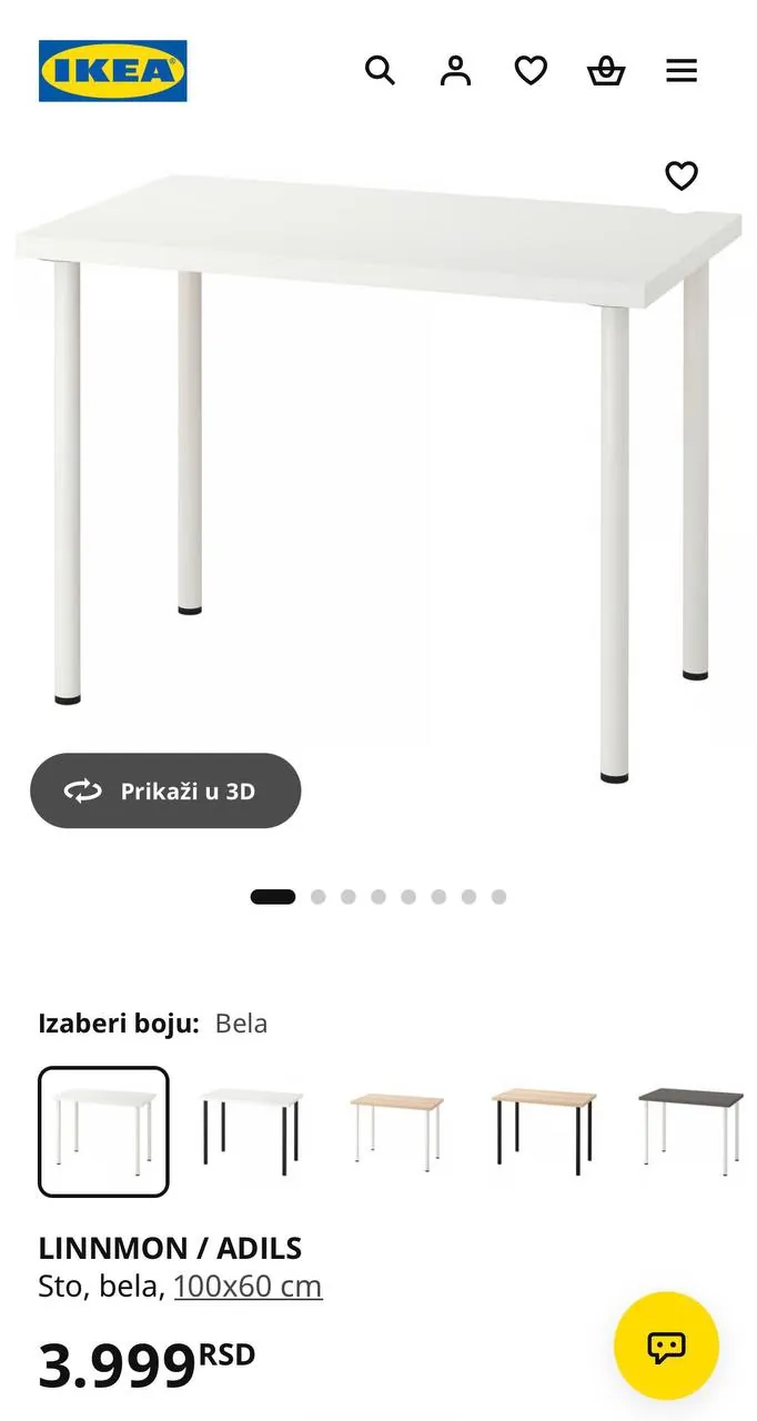 Столы IKEA Linnmon Lagkapten и уличный Orfeo 3