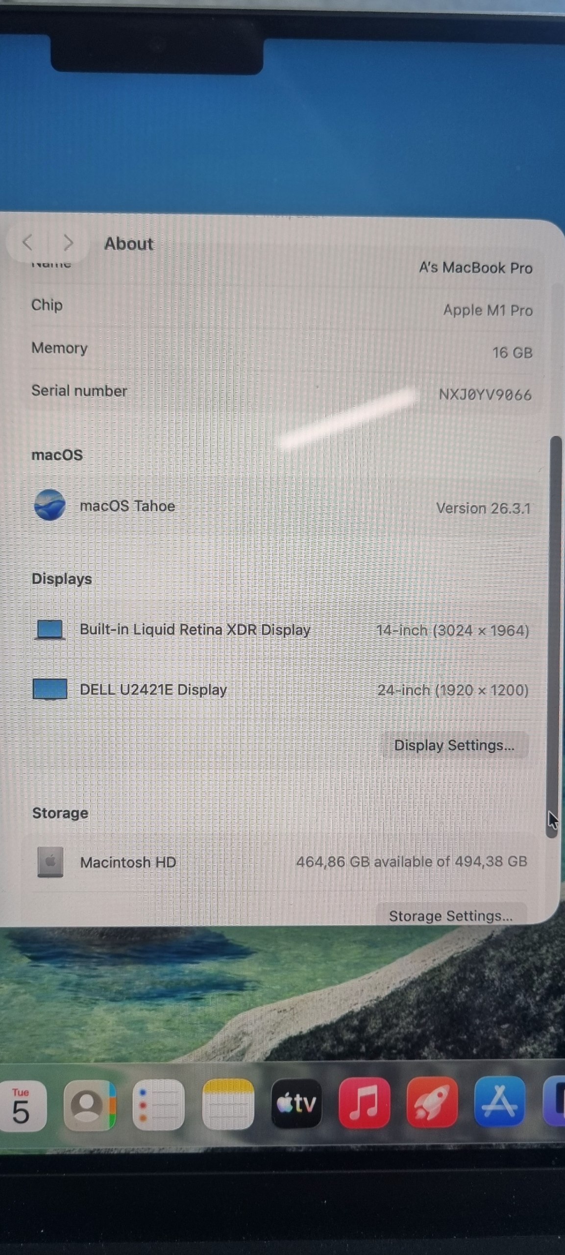 MacBook Pro 14 M1 Pro 2021 6