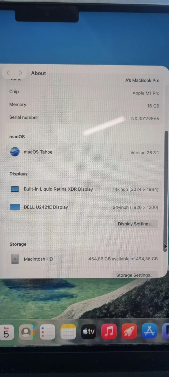MacBook Pro 14 M1 Pro 2021 6