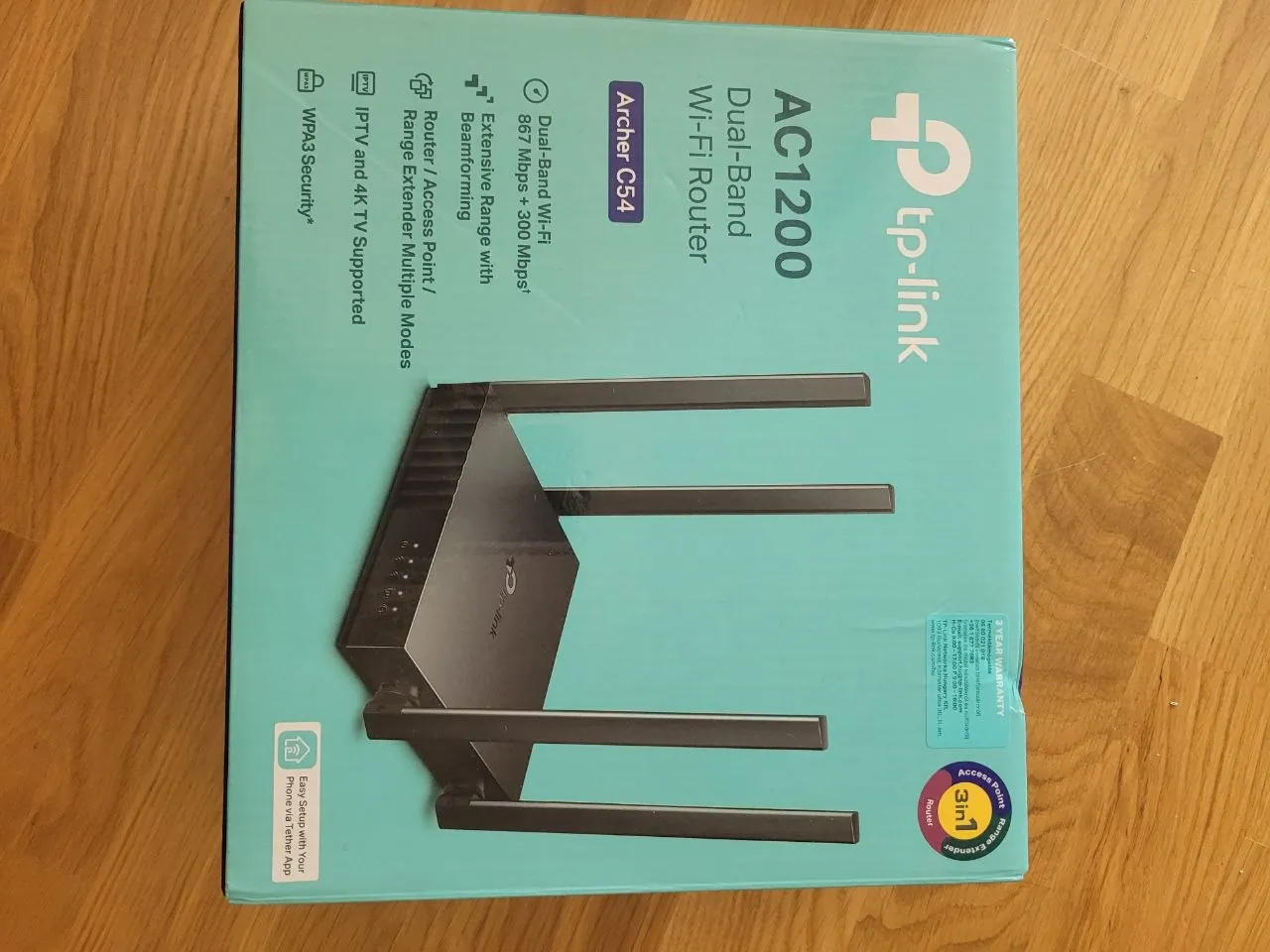 Роутер TP-Link AC1200 новый с коробкой 2