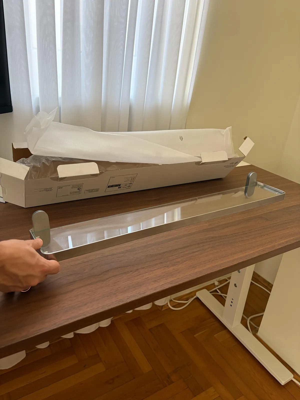 Корзинка IKEA и полка BROGRUND для ванной 2