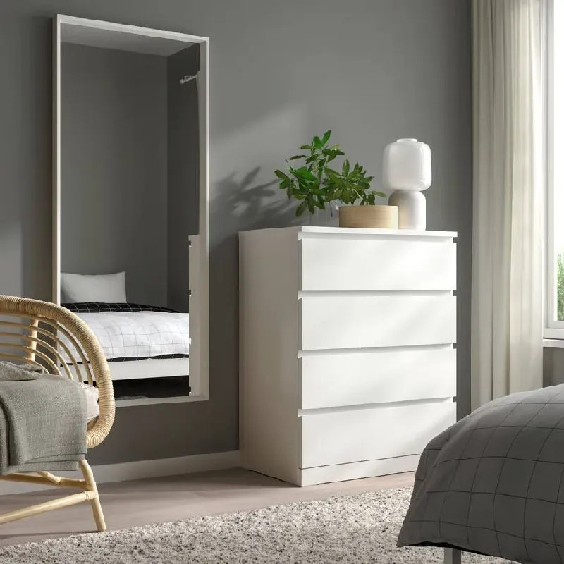 Зеркало IKEA NISSEDAL белое 65x150 см 3