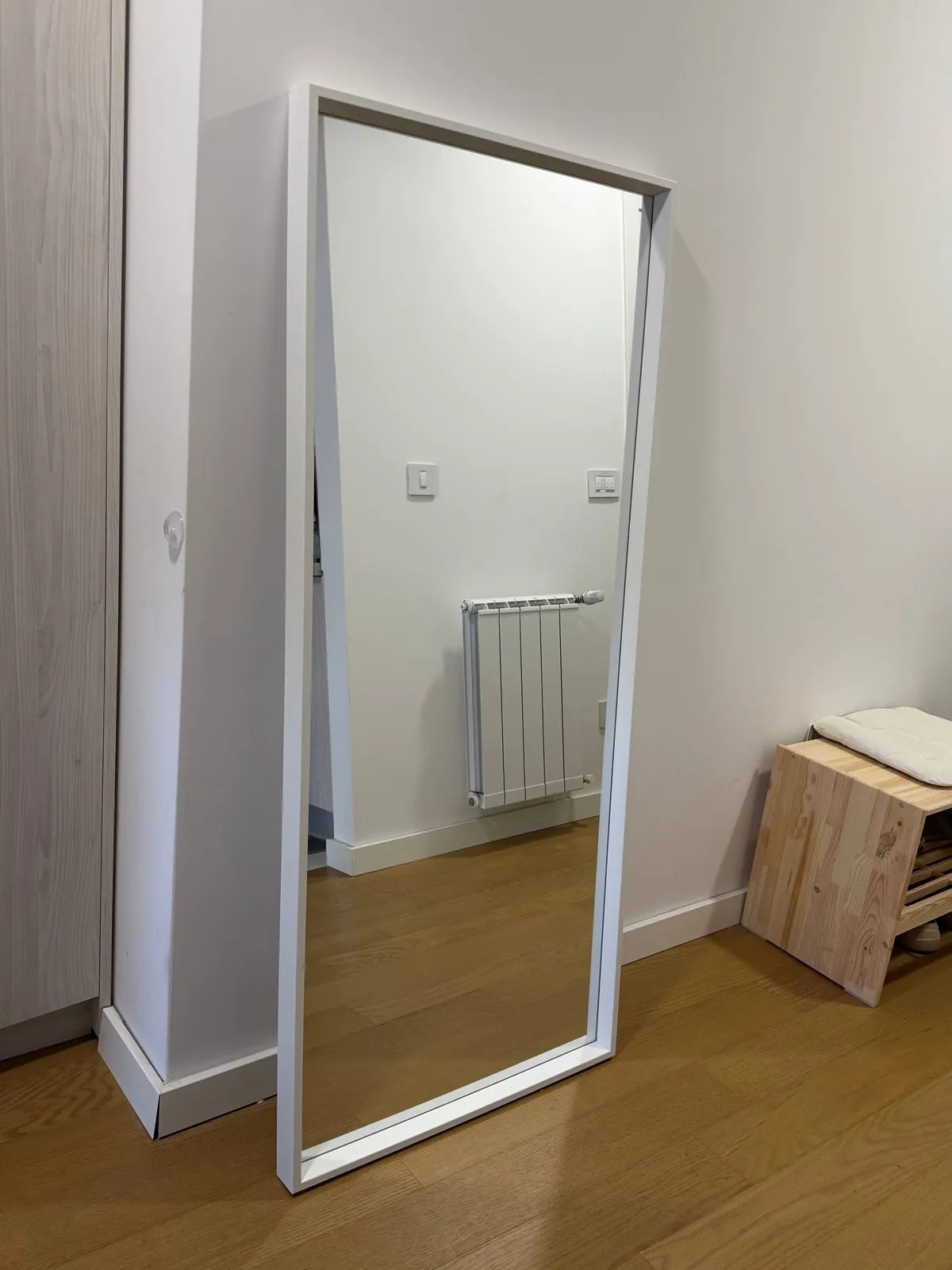 Зеркало IKEA NISSEDAL белое 65x150 см 1