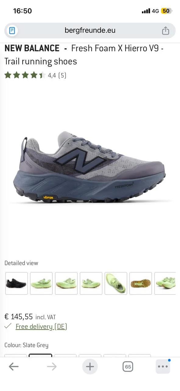 Кроссовки New Balance Hierro 46.5 5