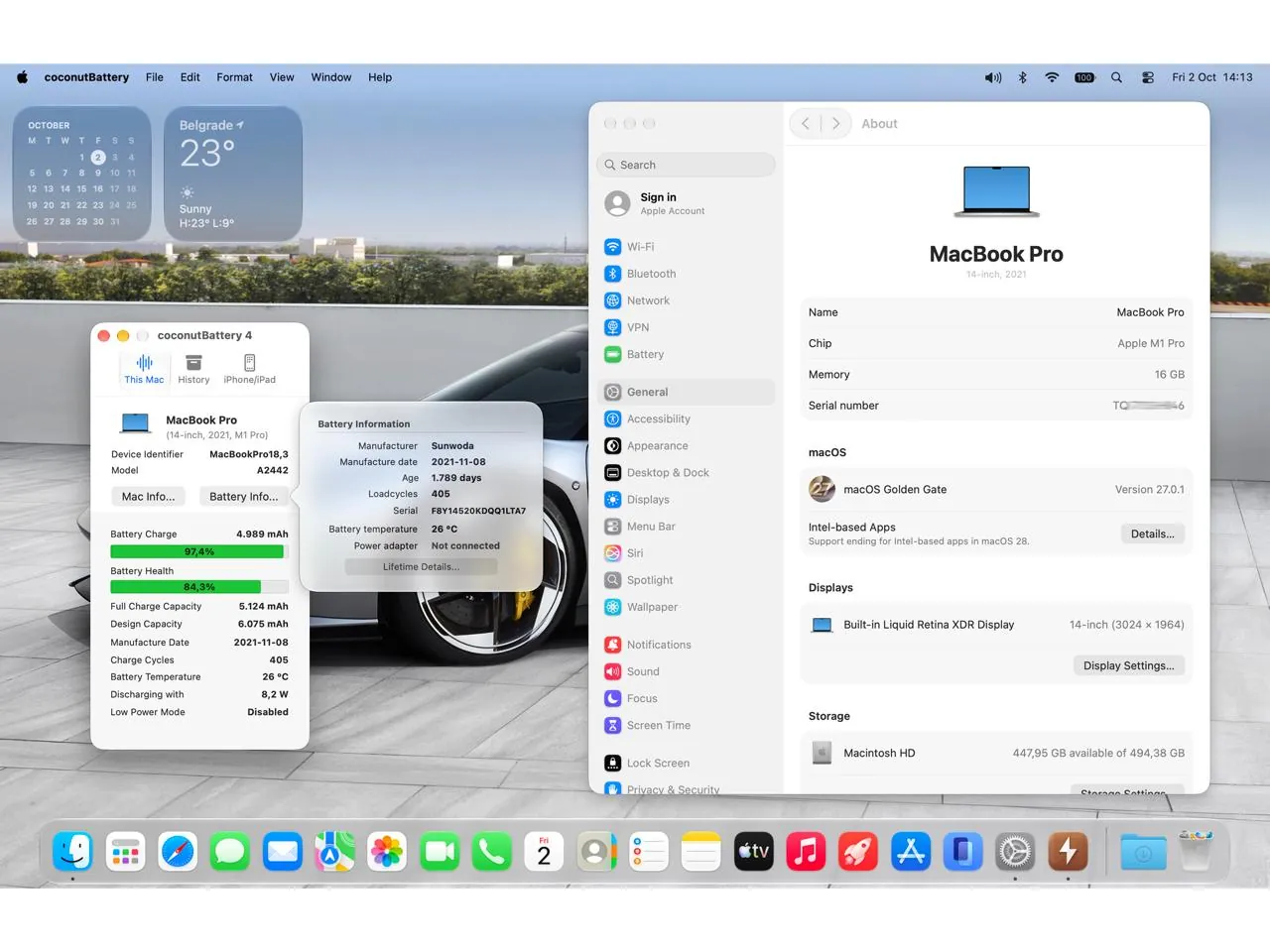 MacBook Pro 14 M1 Pro и Mac mini M2 Белград 2