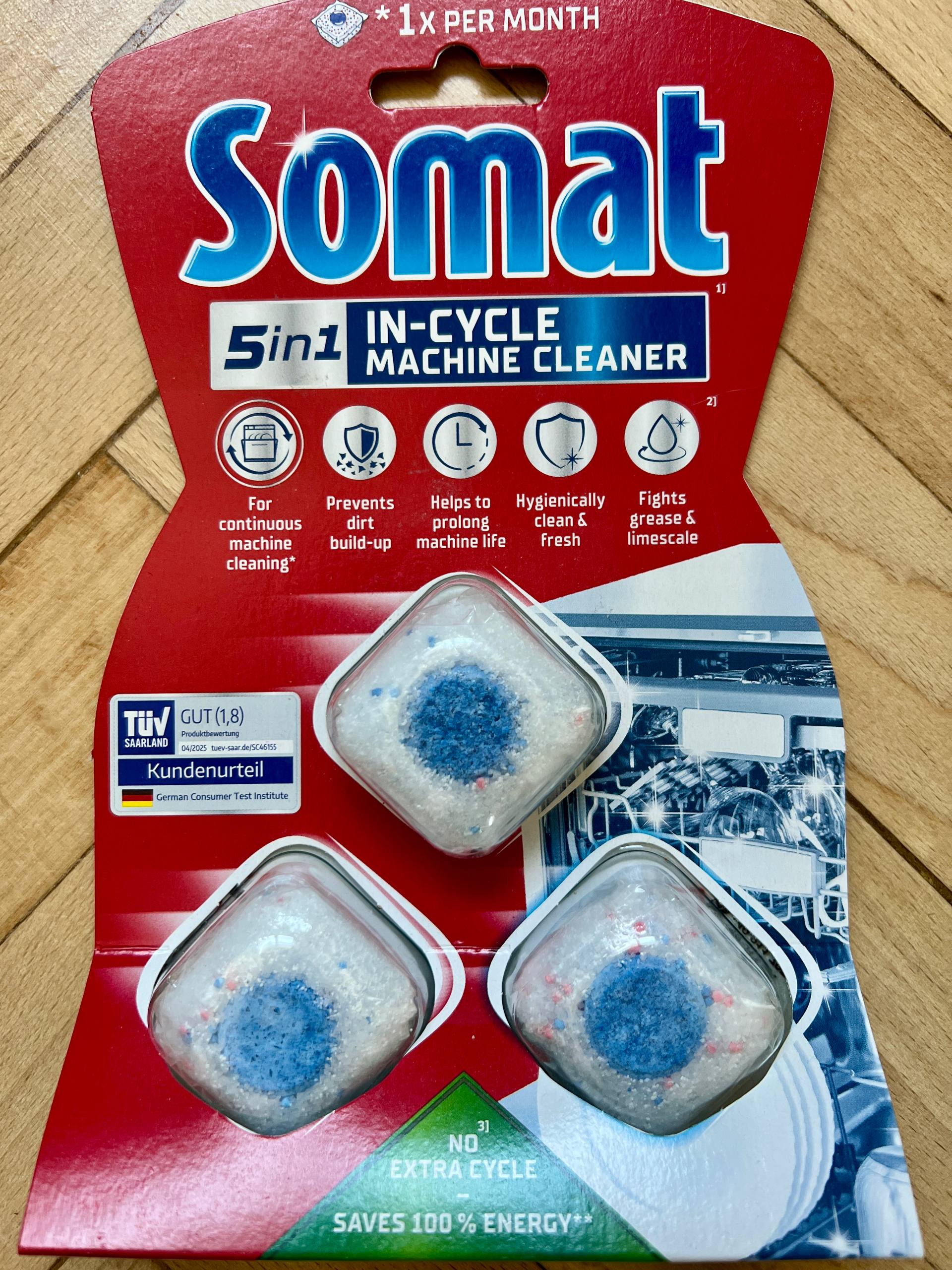 Таблетки Somat и подставки под ножки 1