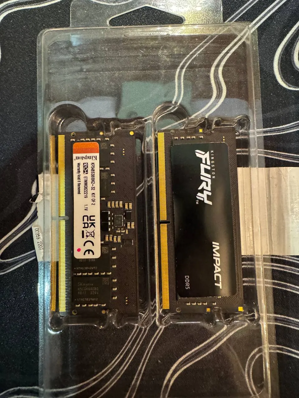 ОЗУ Kingston Fury DDR5 SO-DIMM 32 ГБ 2
