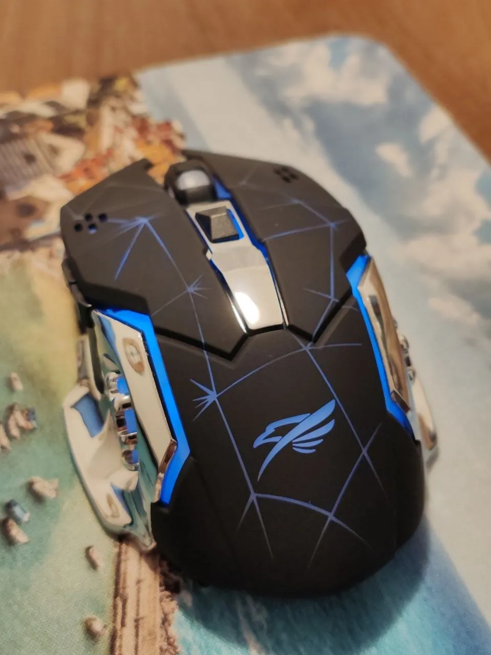 Игровая оптическая мышь Bluetooth новая 3