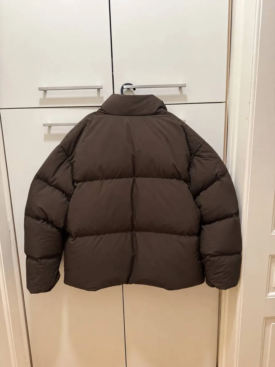 Зимний пуховик Uniqlo темно-коричневый 3XL 2