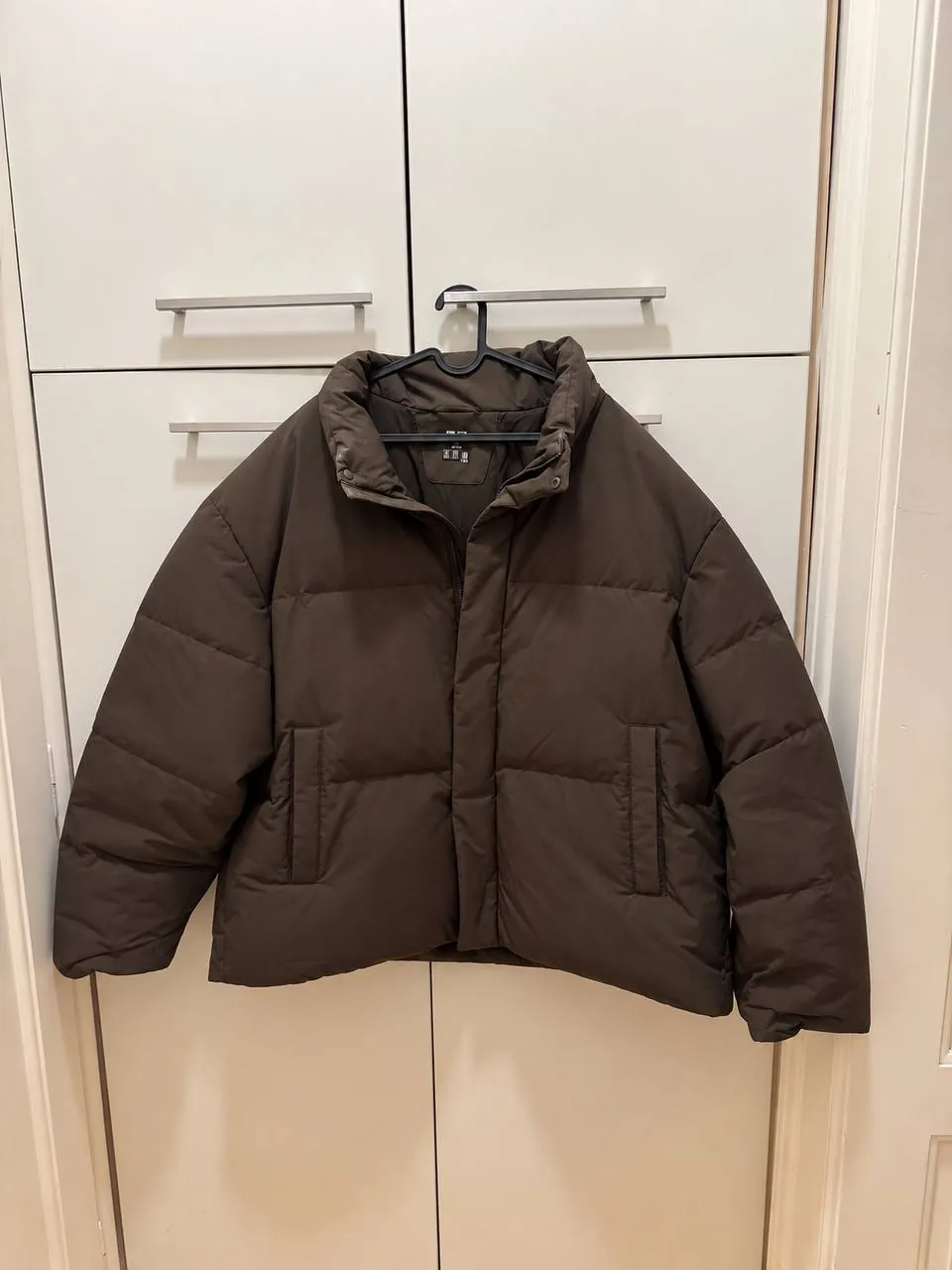 Зимний пуховик Uniqlo темно-коричневый 3XL 1