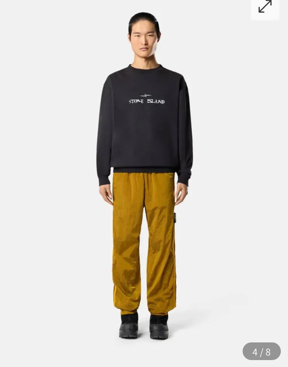 Свитшот Stone Island Cotton Fleece тёмно-коричневый M Белград 3
