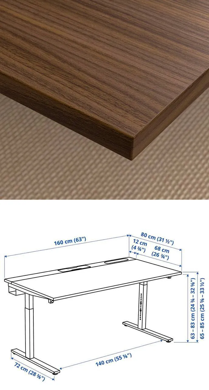 Компьютерный стол и кресло IKEA Markus Белград 4