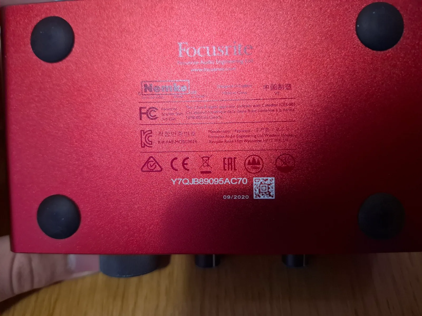 Аудиоинтерфейс Focusrite Scarlett Solo 3rd Gen Нови-Сад 3