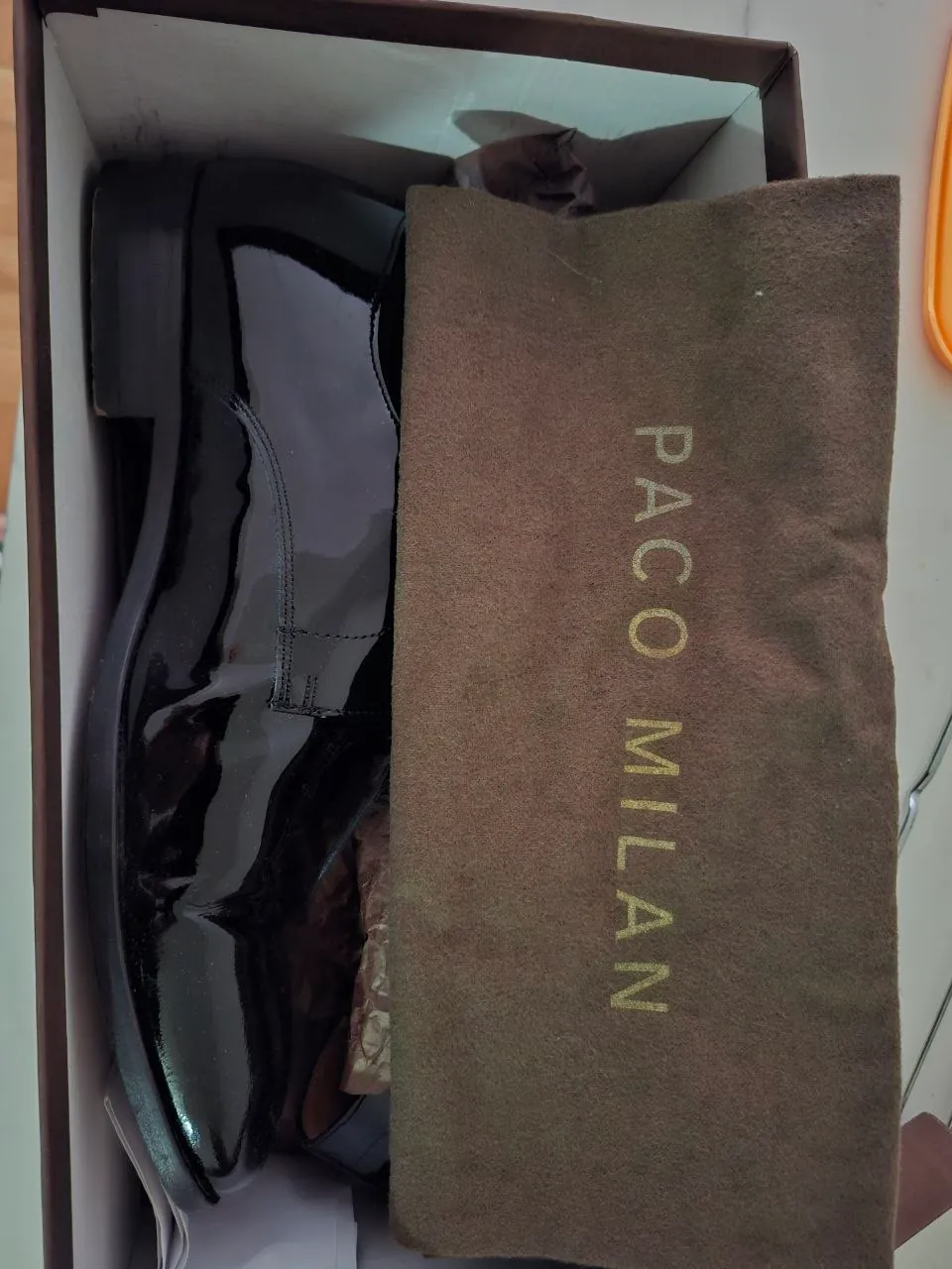 Мужские туфли Paco Milan лакированные 2