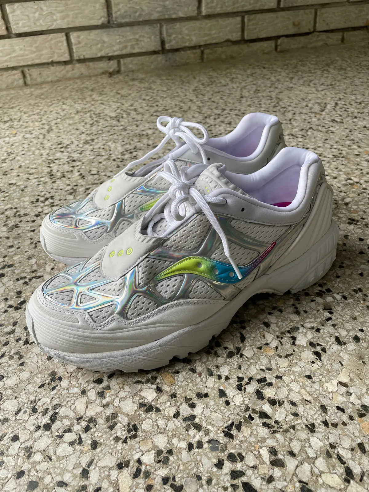 Кроссовки Saucony Originals Grid Web белые размер 44 2