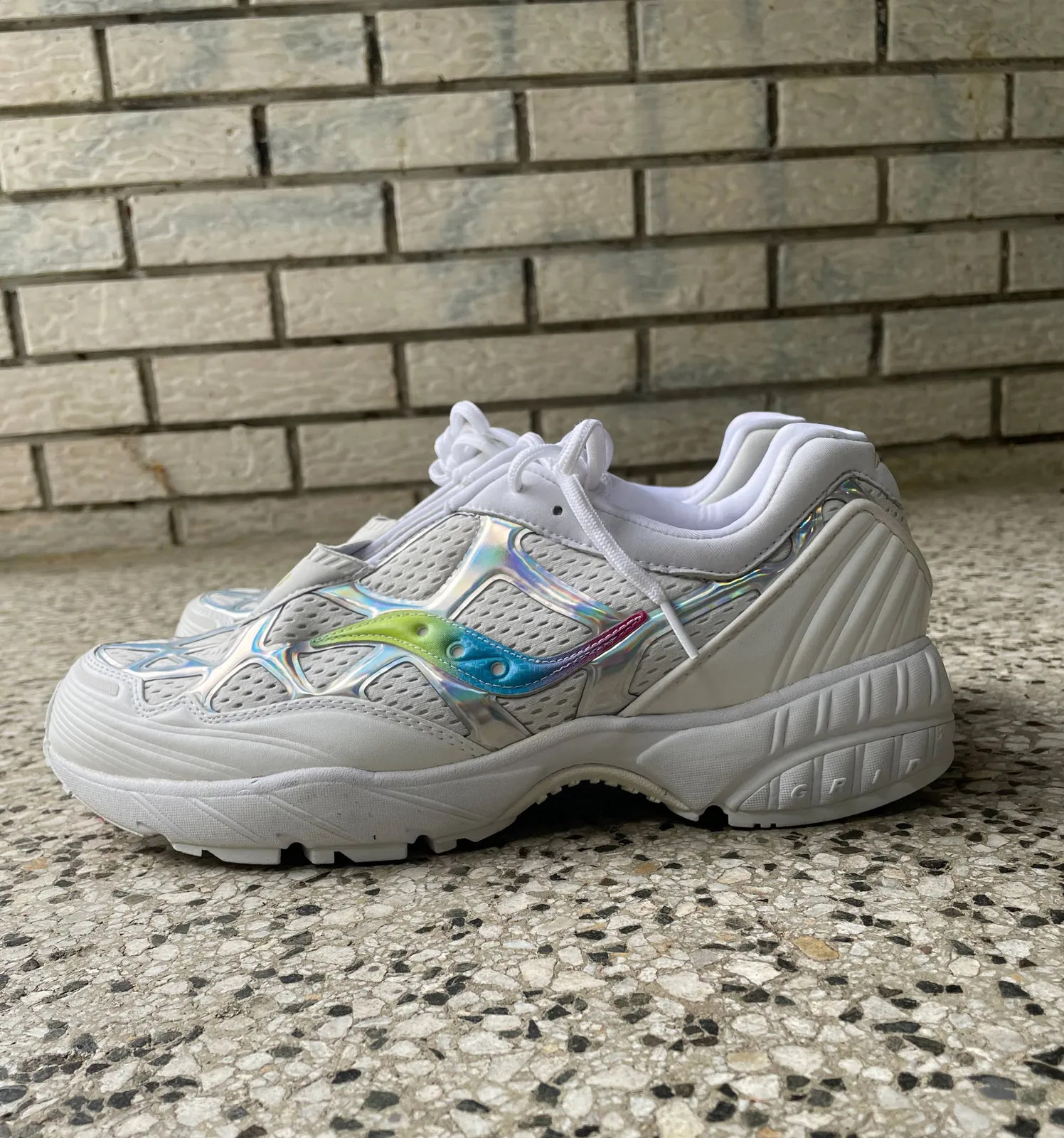 Кроссовки Saucony Originals Grid Web белые размер 44 1