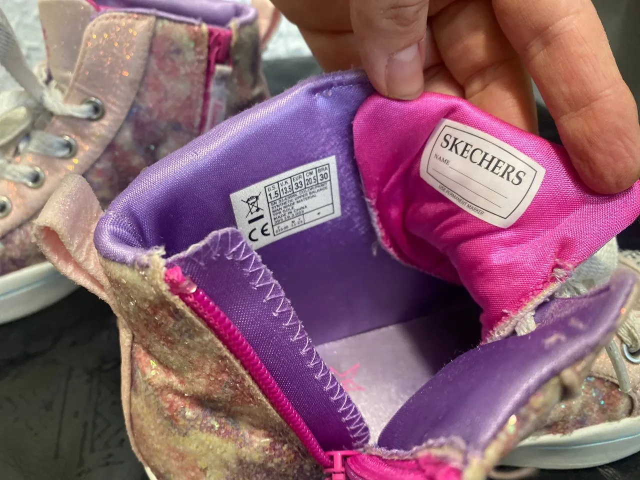 Ботинки Skechers и туфли Zara для девочки р.33 5