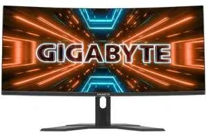 Монитор GigaByte 34 дюйма ультраширокий изогнутый с кронштейном 1