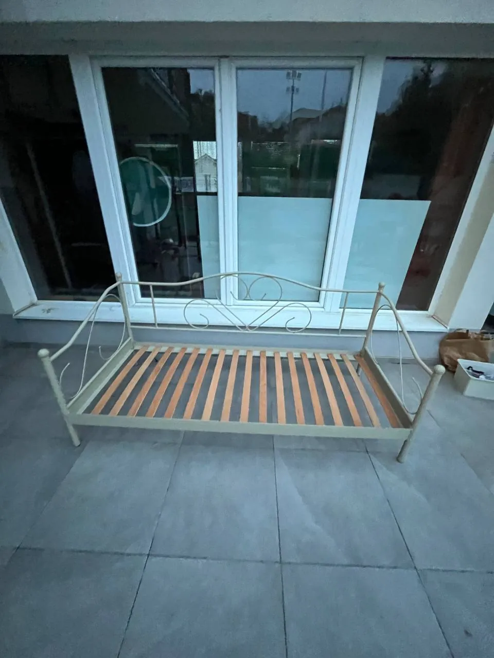 Односпальная кровать IKEA Jusk с матрасом Белград 3