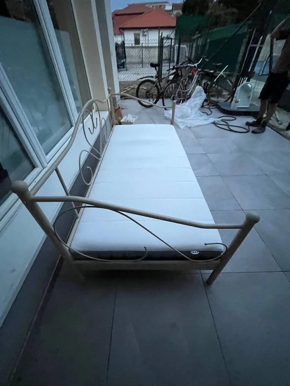 Односпальная кровать IKEA Jusk с матрасом Белград 2