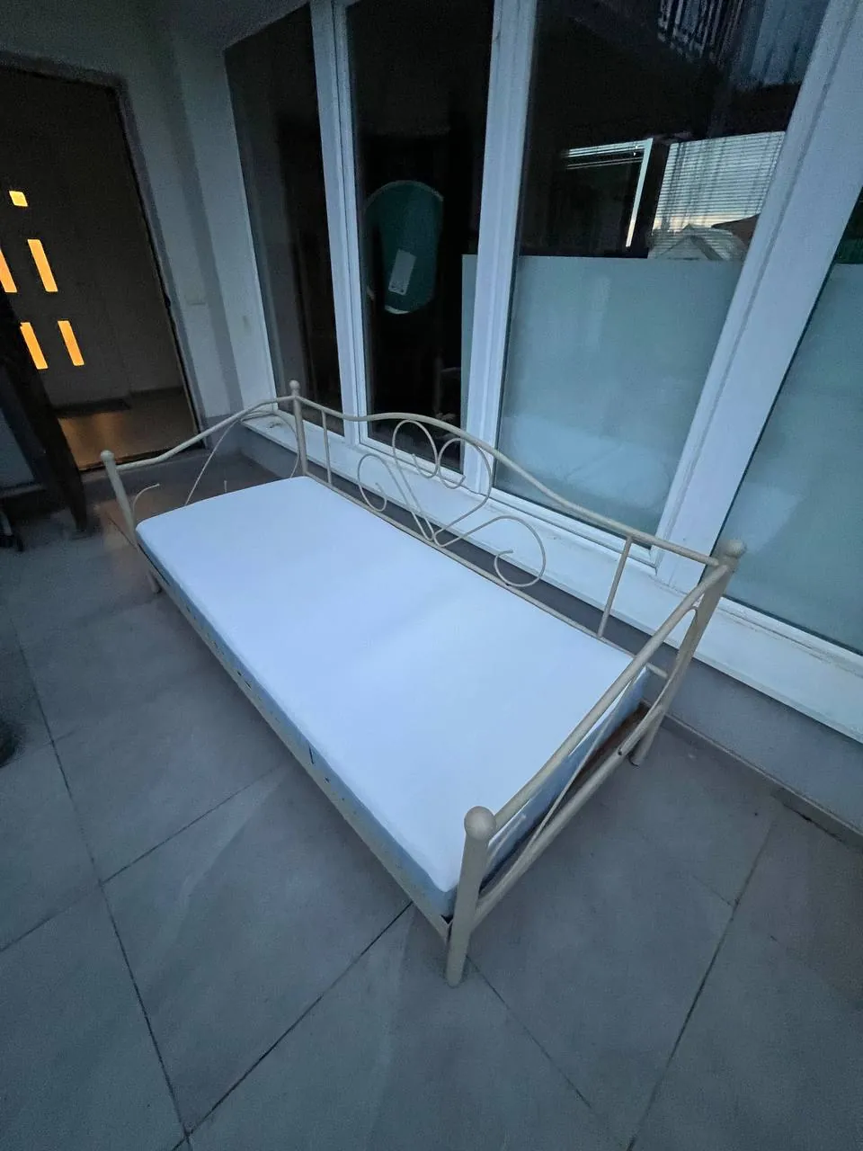 Односпальная кровать IKEA Jusk с матрасом Белград 1