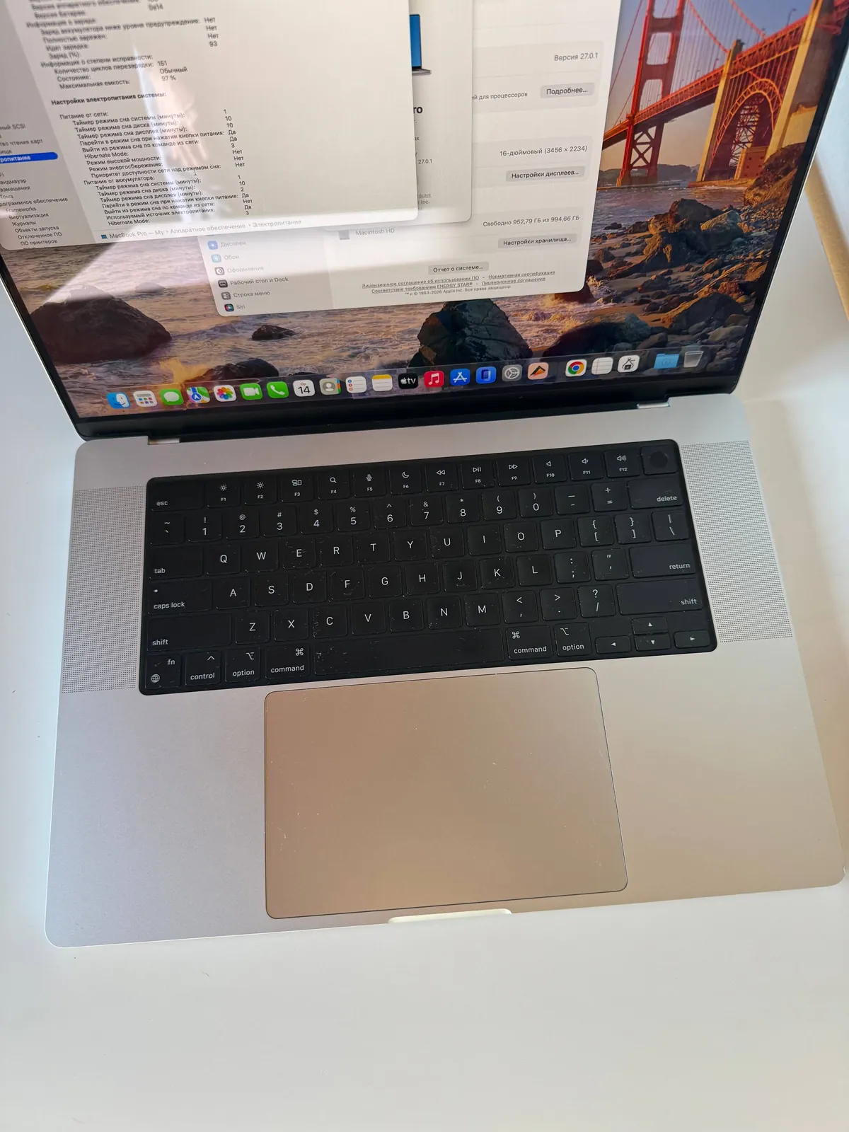 MacBook Pro 16 M1 Max 32GB 1TB 2021 2
