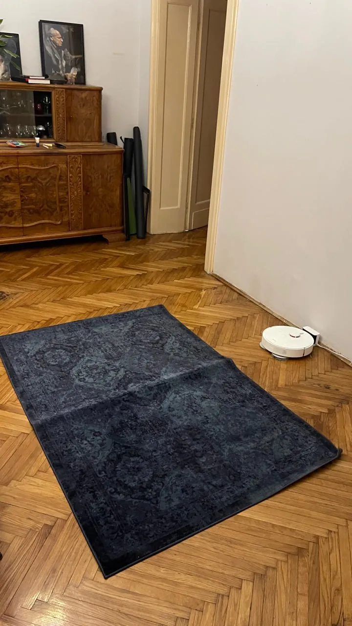 Ковёр IKEA Vonsbak 133×195 тёмно-синий 3