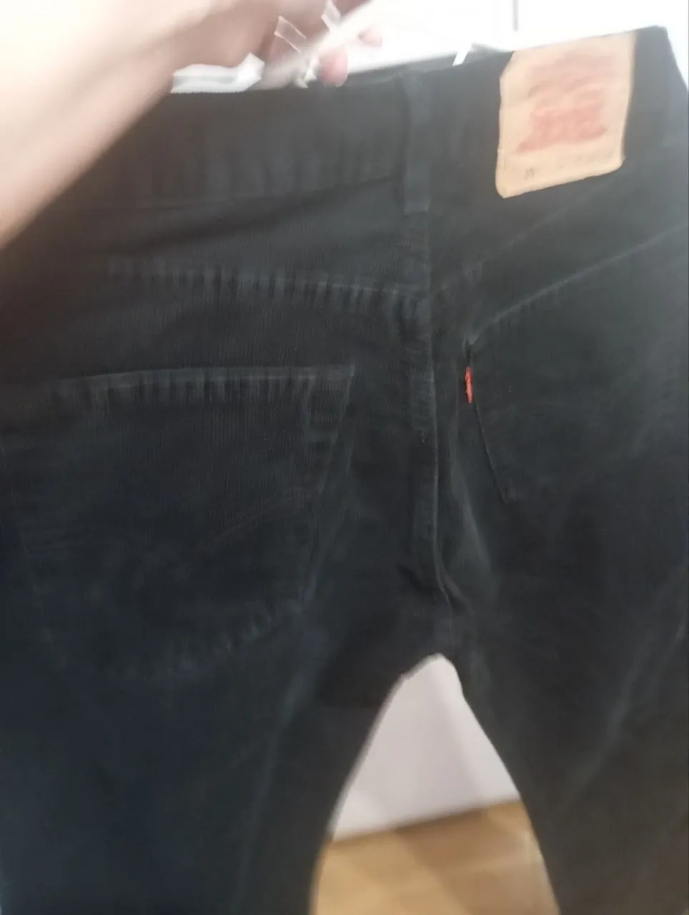 Мужские джинсы Levis микровельвет прямой крой 2