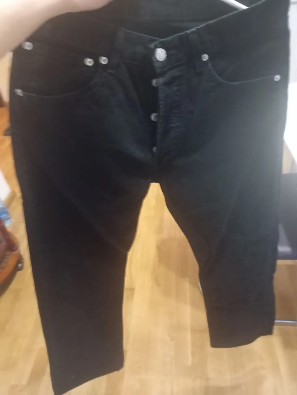 Мужские джинсы Levis микровельвет прямой крой 1
