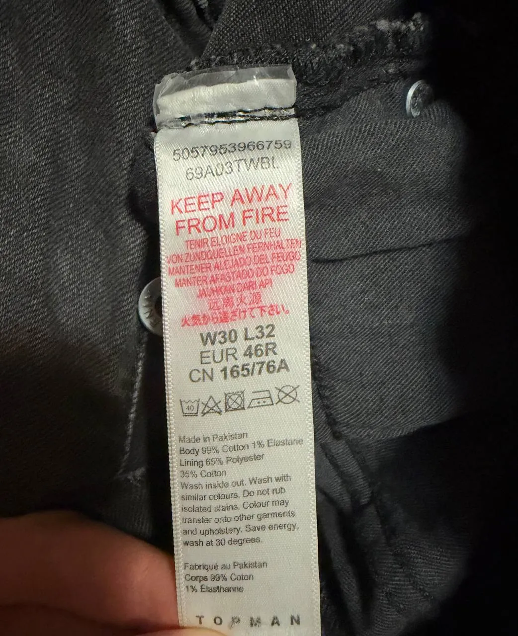 Мужские джинсы Topman и Weekday W30 L32 2