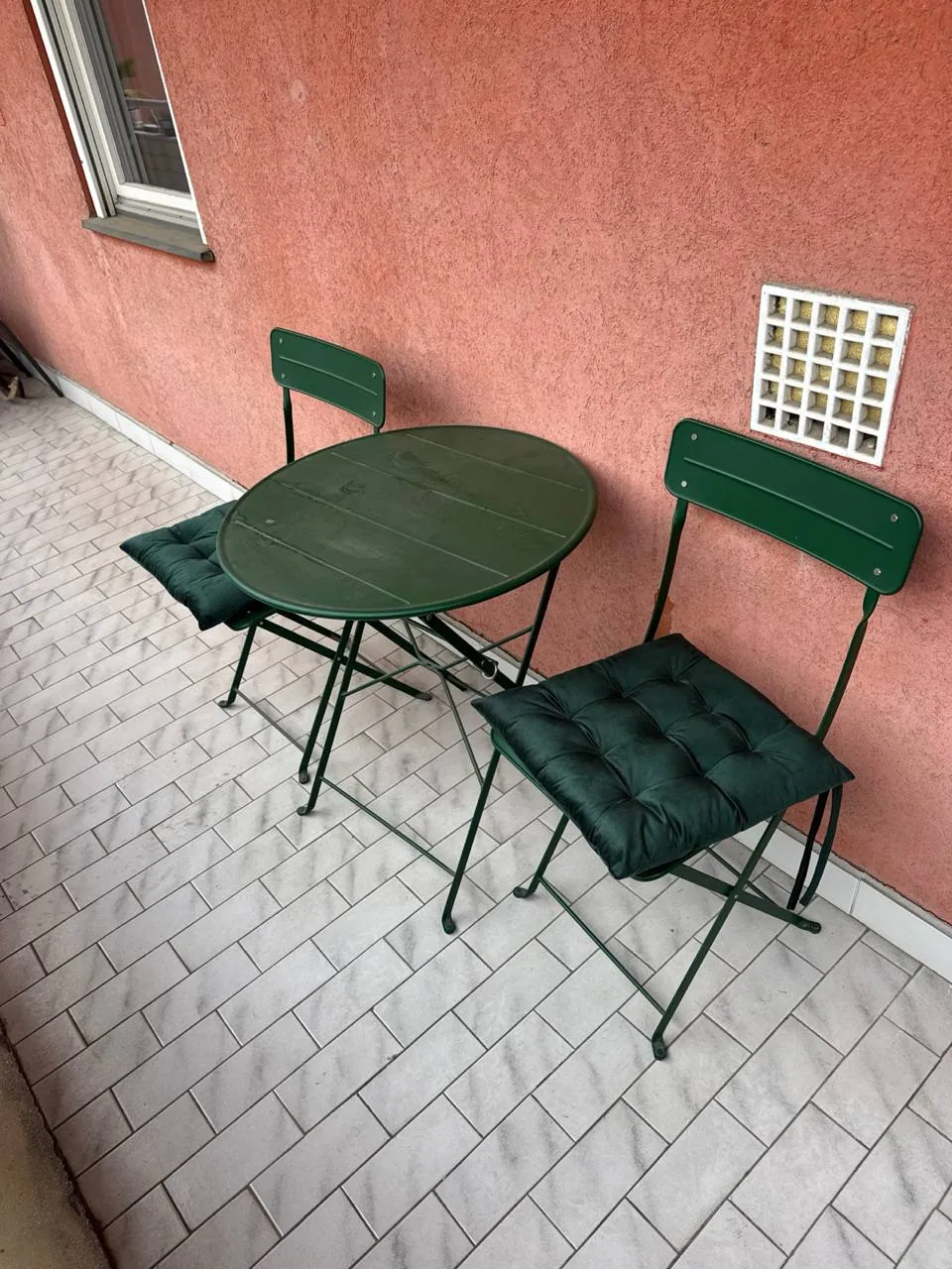 Уличный набор IKEA стол и два стула 1