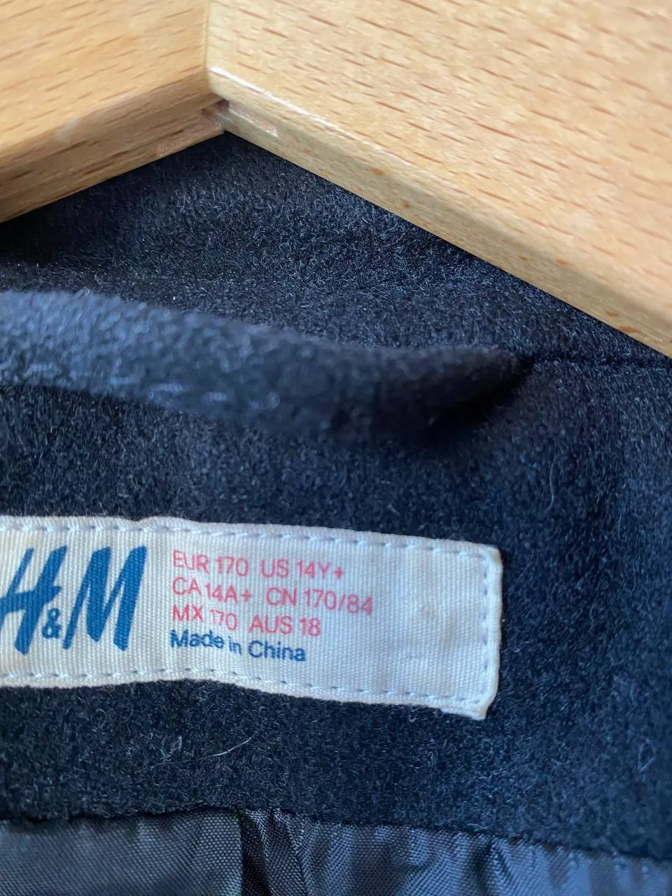 Мужское пальто H&M размер XS-S 3