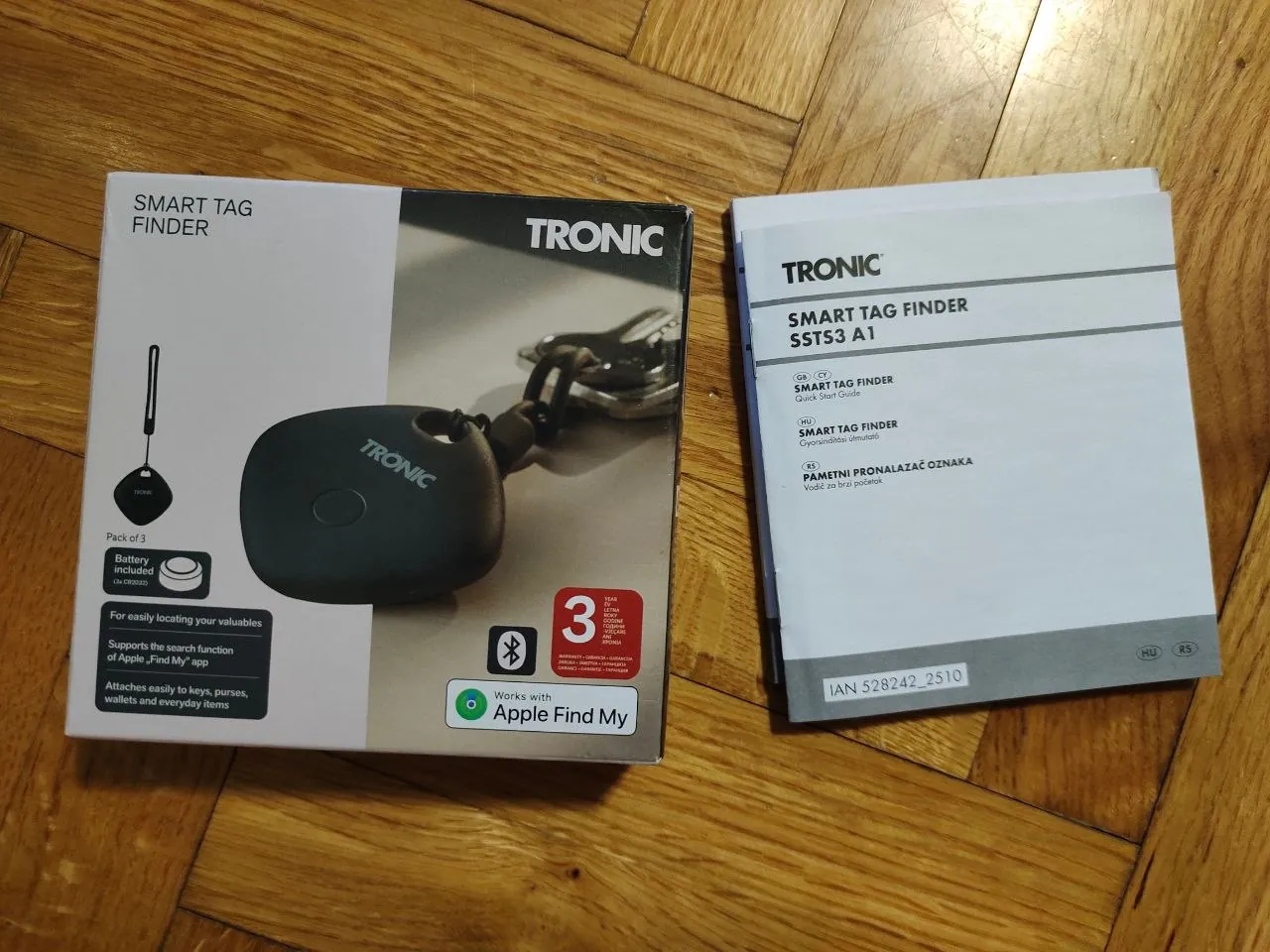 Bluetooth-трекеры Tronic Smart Tag Finder три штуки 1