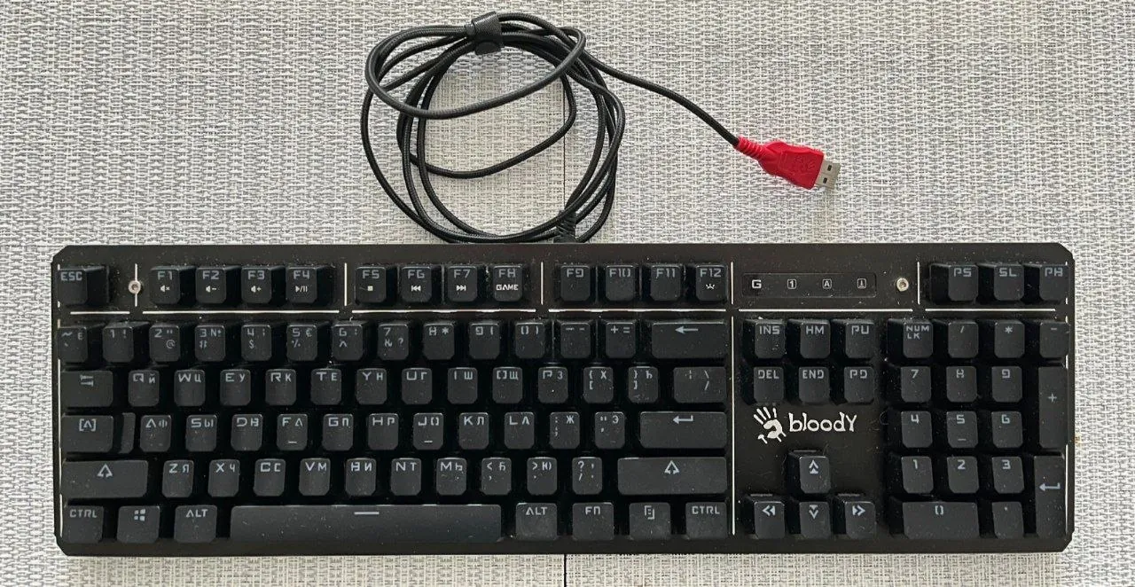 Механическая клавиатура A4Tech Bloody Gaming B975 1