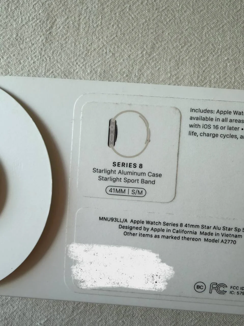 Apple Watch Series 8 41 mm Starlight 4